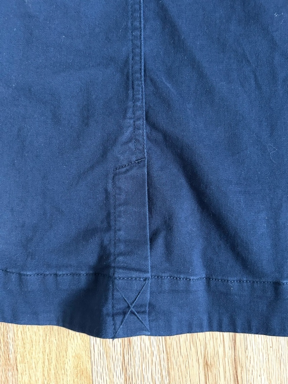 LL BEAN women’s utility jacket navy blue barn chore workwear size M - Picture 11 of 12